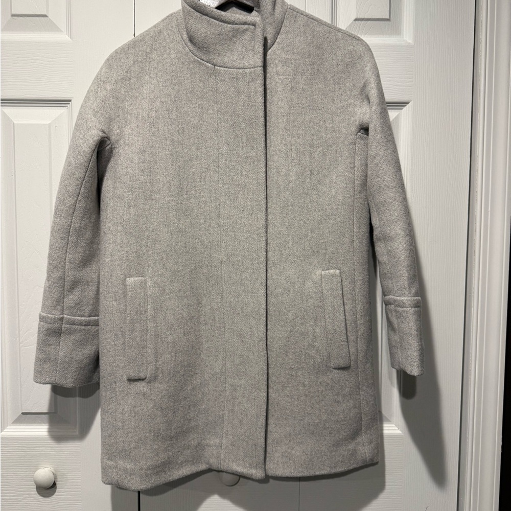 J. Crew Light Gray Pea Coat